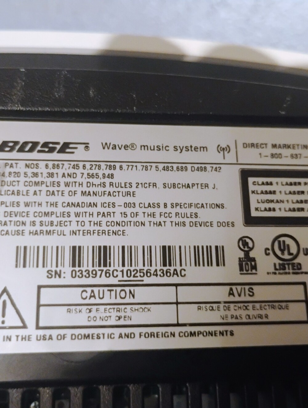 Classic Bose Wave Music System White Cream Beige CD Aux AM/FM and Bluetooth - Picture 10 of 11